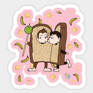 Monkey Toast Love No Background Celeraine Sticker